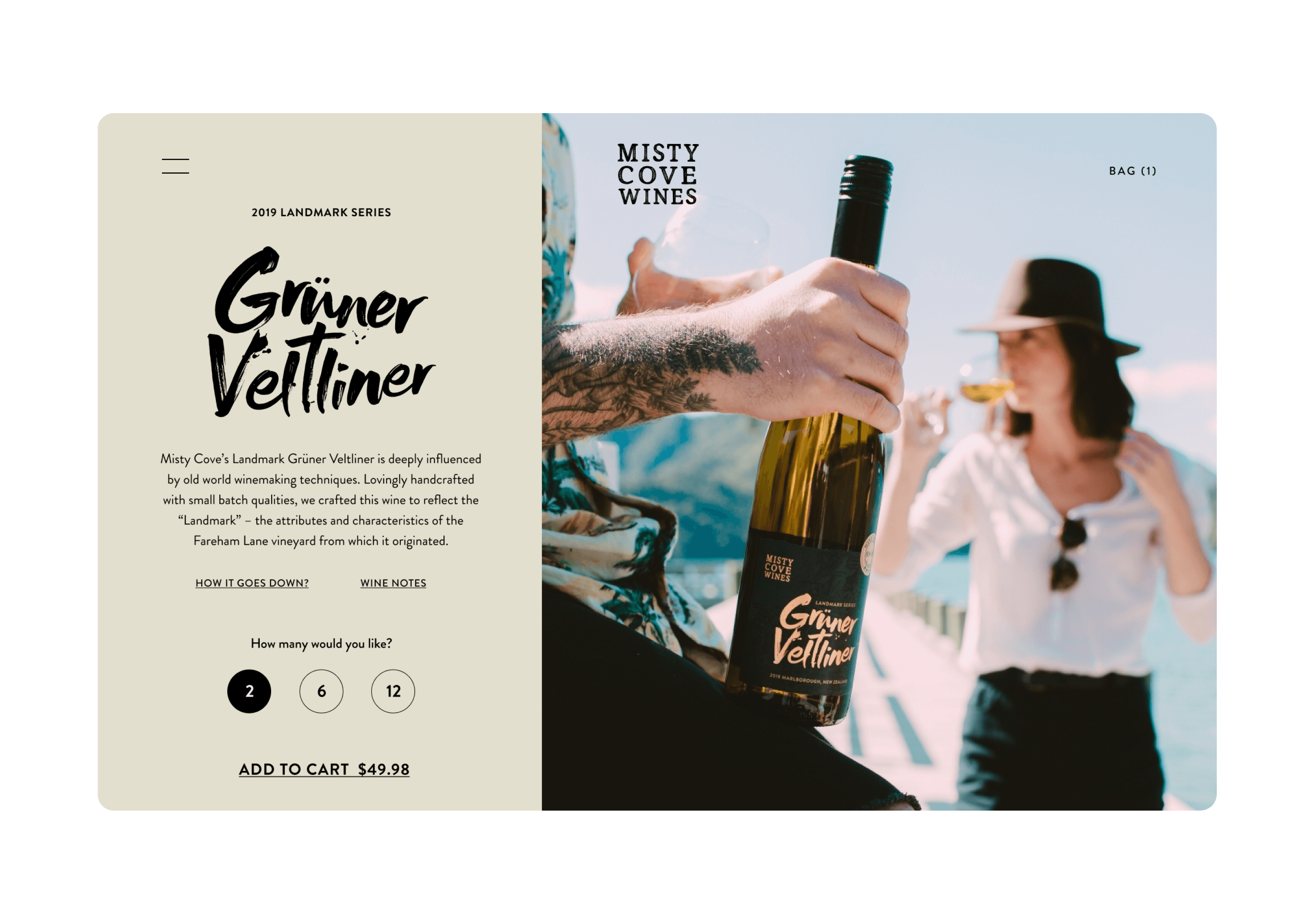 Web mockup