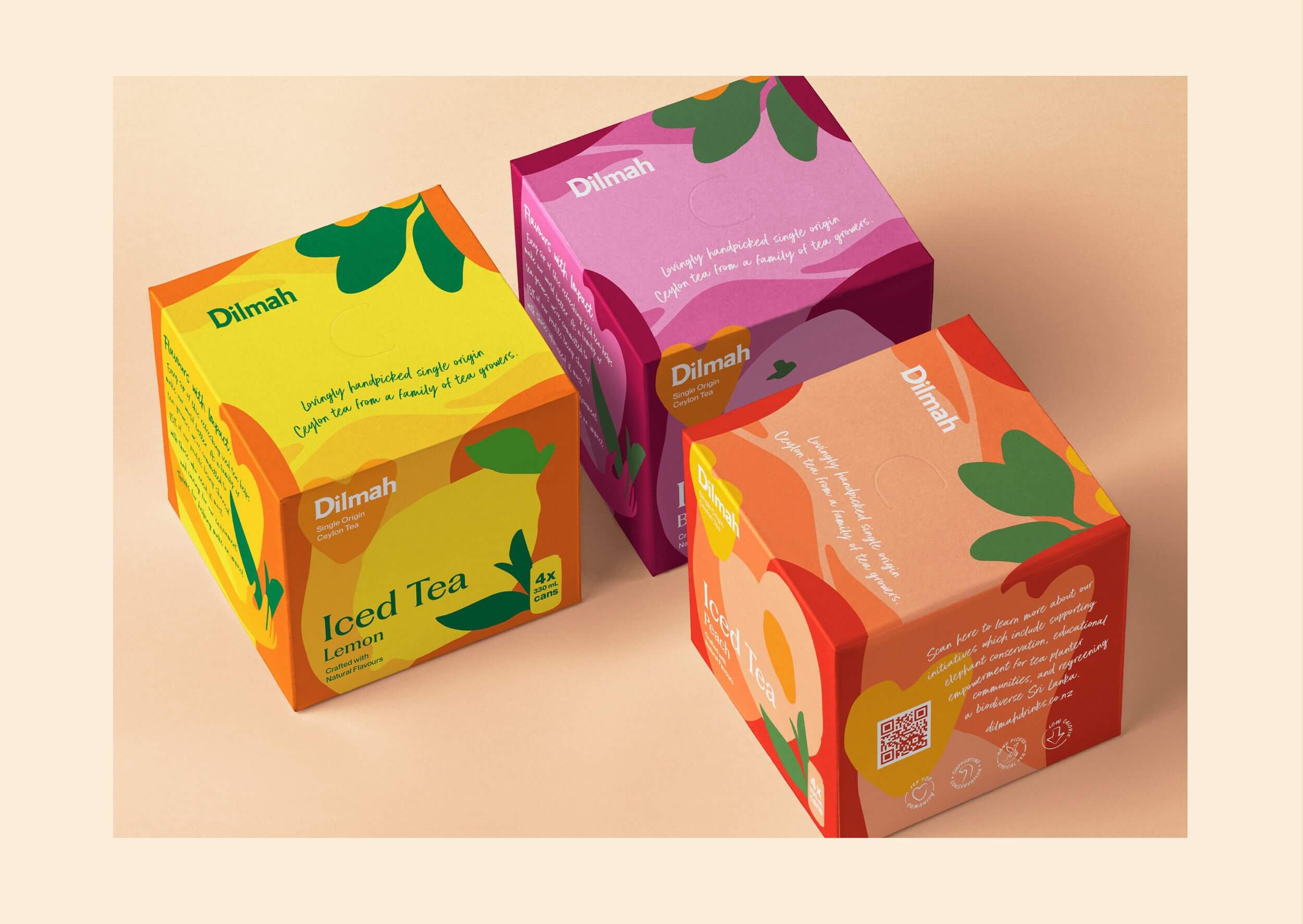 Three boxes packaging design