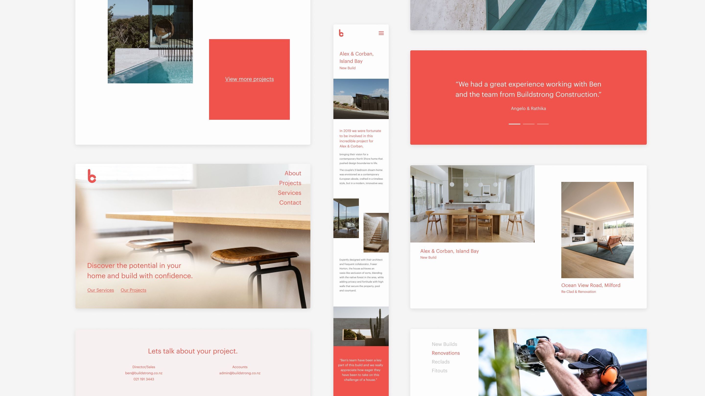 Buildstrong Construction website