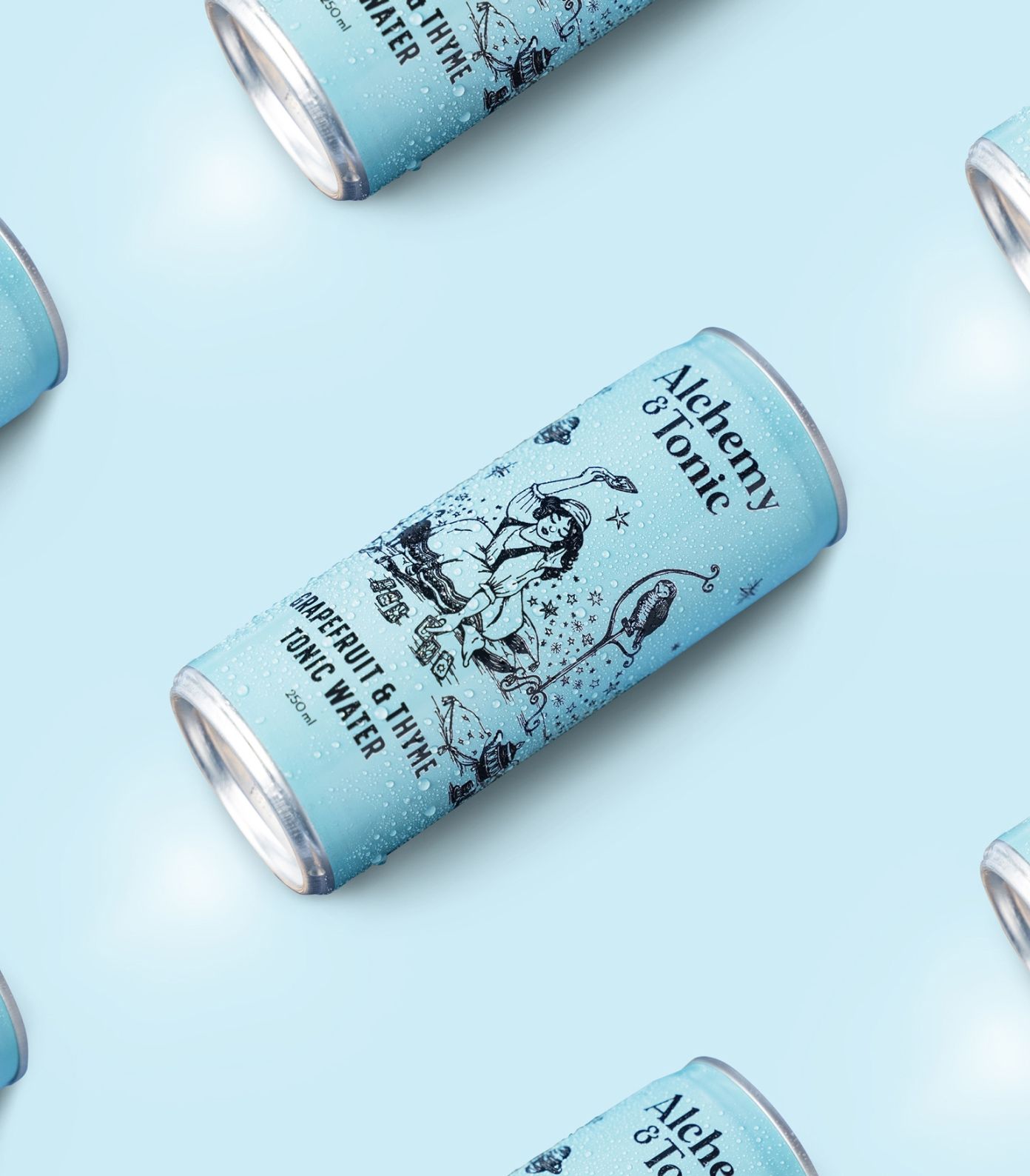 Tonic Water cans