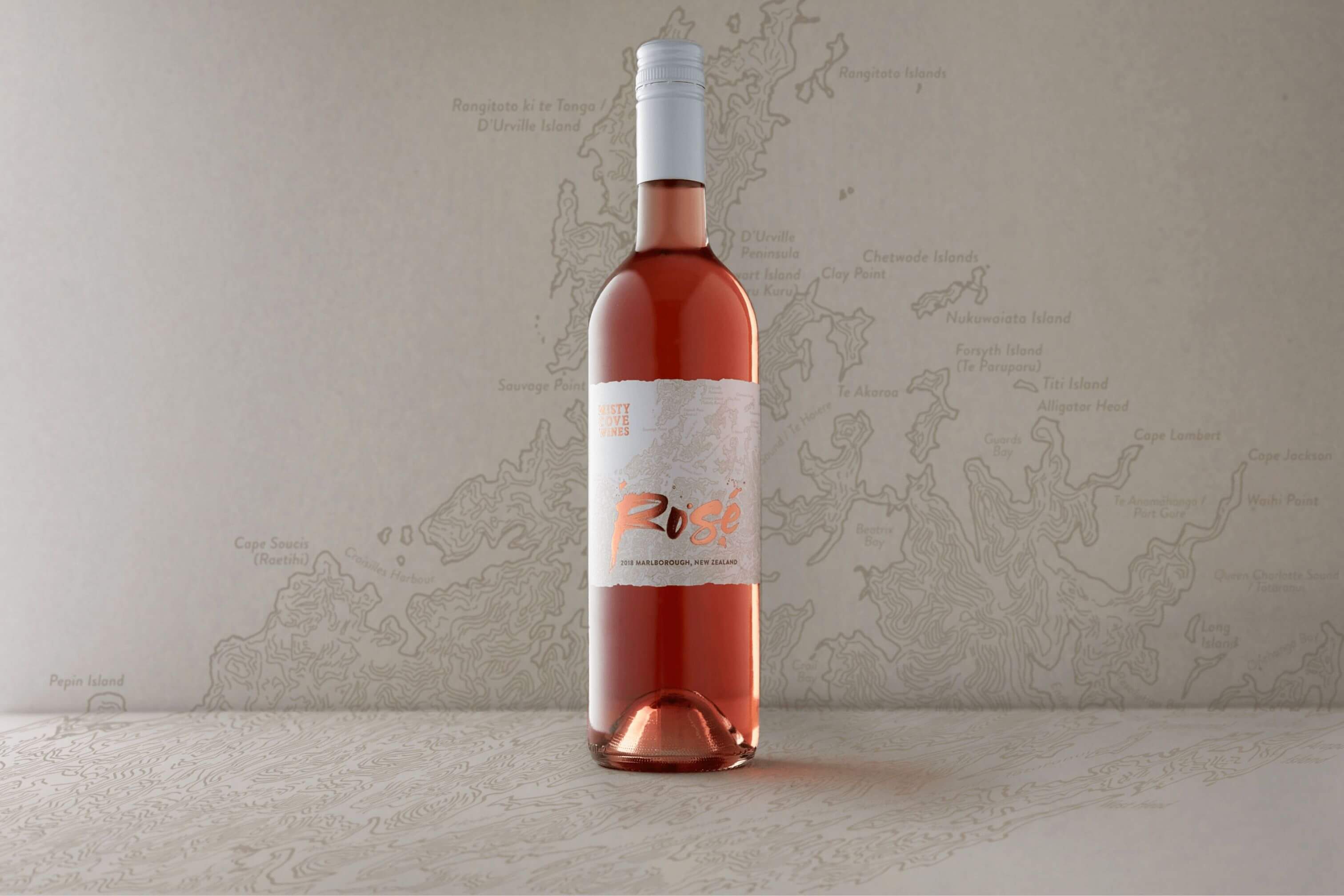 Rose Wine Bottle