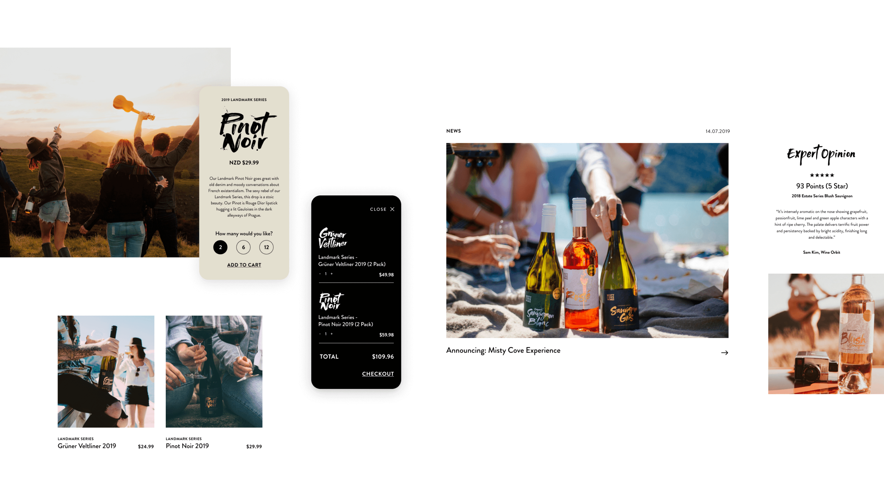 Web mockups elements